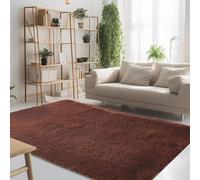 STGAO Tappeto a Pelo Alto 100 x 140 cm Antiscivolo Tappeto Moderni Soggiorno Peloso Facile da Mantenere per Grandi Dimensioni Salotto Moderno Cameretta Bimba, Marrone