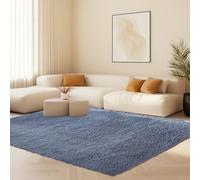 STGAO Tappeto a Pelo Alto 190 x 230 cm Dimensioni Diverse Tappeto Camera da Letto Rettangolare per Soggiorno, Camera da Letto, Ufficio,Esterni, Corridoio, Grigio