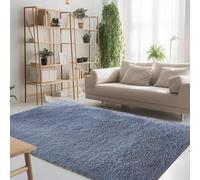 STGAO Tappeto a Pelo Lungo 140 x 170 cm Antiscivolo Moderno Tappeto Arruffato Rettangolare per Soggiorno Corridoio Cameretta, Grigio