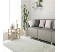 STGAO Tappeto a Pelo Lungo 80 x 200 cm Lavabile Tappeto Moderni Soggiorno Peloso Rettangolare per Soggiorno, Camera da Letto, Ufficio,Esterni, Corridoio, Bianco