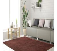 STGAO Tappeto a Pelo Lungo 90 x 150 cm Antiscivolo Tappeto Salotto Moderno Peluche Nessuna Perdita di Capelli per Soggiorno Corridoio Cameretta, Marrone