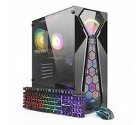 STGAubron Desktop PC da gioco, R5 5500, RTX 2060 Super 8G, 16G DDR4, SSD 1T | Torre per computer da gioco per streaming, editing video, casa, scuola, R5 fino a 4,2 GHz, ventola ARGB, WiFi 6, BT 5.2