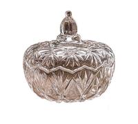 Stgbcst Barattolo per caramelle in vetro con coperchio, contenitore per caramelle vintage con coperchio per feste, decorazioni in cucina, biscotti e caramelle (stile 1)