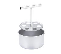 STGBCST Meatball Maker - Pressa per polpette in acciaio inox estruso, può fare 12 polpette allo stesso tempo, per polpette e polpette di pesce (6 griglie)