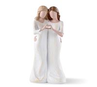 Stgbcst Statua sorella per la festa della mamma Abbraccia la statua di sculture dipinte a mano Regali creativi per la festa della mamma di figlia, Natale, compleanno (stile 4)