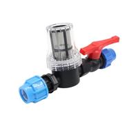 Stgfyxgs Adattatore per Valvole di Filtraggio, Connettore per Acqua da Giardino, di Irrigazione da Giardino, Robusto Raccordo per Tubi Multiuso a Sganc, 2cm 80mesh