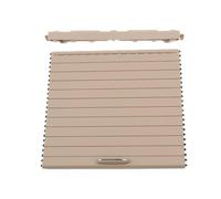 Stgfyxgs Automobile Drink Holder Copertura Portabicchieri Console Auto Coperchio Scorrevole Pannello a Rullo Persiana a Scorrimento con Linguetta in Resistente, Giallo Zenzero