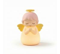 Stgfyxgs Lampada Notturna USB a Forma in Silicone, Rosa, Versione Inglese, Luce Bianca, 7 Colori, Luce Calda, 30 Minuti Di Timer, 1200 MAh, Ricarica USB