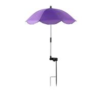 Stgfyxgs Ombrellone per Piante da Esterno, Protezione delle Piante dal Sole Cocente, Stabile Ombrellone da Giardino Regolabile per Fiori da Patio, Viola