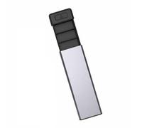 Stgfyxgs Portapillole Settimanale in Alluminio con 7 Scomparti Portatile Portapillole con Chiusura Magnetica Scorrevolurevole per Quotidiano, Lavoro, Argento