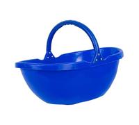 Stgfyxgs Pratico Cestino per La Raccolta della Frutta con Manico, Ideale per Giardino, Prato E Agricoltura, Blu