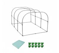 Stgfyxgs Serra Portatile Copertura Serra Serra Tenda Antigelo Protezione Vegetali in Cornice in Acciaio E Giunti in PP Pioggia E Schermati Umidità Controllata , 150-80-80cm