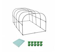 Stgfyxgs Serra Portatile Copertura Serra Serra Tenda Antigelo Protezione Vegetali in Cornice in Acciaio E Giunti in PP Pioggia E Schermati Umidità Controllata , 200-80-80cm