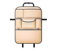 STGLLGTS Scatola Portaoggetti Sedile Posteriore Auto per Hyundai Nexo/Aura/ix25/HB20 HB20X, Scatola Fazzoletti Multifunzionale Appeso Impermeabile,Beige