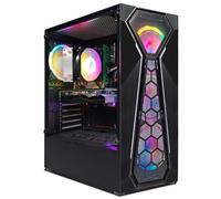 STGsivir PC Gamer Fixe, Computer Gaming, Radeon RX 580 8GB GDDR5, Athlon 3000G 3,5GHz, 16GB DDR4, 1TB SSD, 600M WiFi, BT 5.0, Ventilatore RGB x4, Windows11 H64