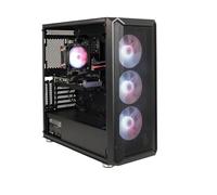 STGSivir PC Gaming Fisso, Computer Gaming, Ryzen 5 5500 fino a 4.2GHz，GeForce RTX 3060 12G，32GB DDR4 RAM，1TB SSD，WIFI 6, BT 5.0，ventole RGB x3 Windows11 Pro