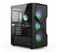 STGSivir PC Gaming Fisso, Core i7-6700, RTX 3060 12G, 32G DDR4 RAM,1T SSD | Computer Gaming per Streaming, Editing Video, Compiti, fino a 4.0 GHz, WiFi 6, BT 5.2, 4K,HDMI,Win11 Pro, Case ARGB,Nero