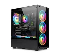 STGSivir PC Gaming Fisso, Core i7, GTX 1660S 6G, 16G RAM, 512G SSD | Computer Gaming per Streaming, Editing Video, Compiti, fino a 3.9 GHz, WiFi 6, BT 5.0, 4K,HDMI, Win11 Pro, Case ARGB,Nero