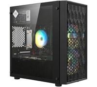 STGSivir PC Gaming Fisso, Ryzen 5 3400G, RTX 3050 6G,16G DDR4,1T SSD | Computer Gaming per Streaming,Editing Video,Compiti,fino a 4.2 GHz,WiFi 6,BT 5.0,4K,HDMI,Win11 Pro,Case ARGB,Nero