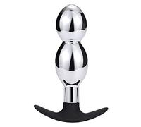 STHELMET Plug anale in acciaio inossidabile con plug anale shock plug anale plug anale plug anale giocattolo del sesso for plug anale giocattolo del sesso in metallo for uomini donne uomini(B)