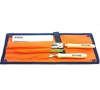 Set Affilatura con portalima tondino dima catena motosega 3/8" STIHL Originale