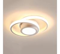 STHomedeco Plafoniera LED Soffitto Moderna - Plafoniere LED, Lampada da Soffitto 32W Rond Plafoniere Moderno per Soggiorno Cucina Bagno Camera da Letto Corridoio(Plafoniera 3000K)