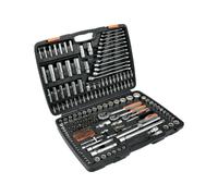 Sthor Gioco di chiavi a cricchetto di 216 pezzi in metallo