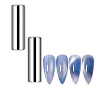 STHOYN Magnete Per Unghie Per Stella/Buco Nero, Penna Magnetica Multieffetto Da 2 Pezzi Per Smalto Gel Occhio Di Gatto, Strumento Cat Eye Magnet Per Nail Art(F)