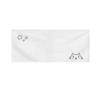 STHOYN Minimalista Tendina Sottolavello Cucina Vario Per Cucina Tenda Per Scaffale Per Banco D'aula A Prova Di Polvere Tenda Sottolavello Cucina A Binario Scorrevole(150 * 70cm,TRACK_CAT-A)