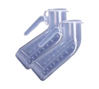 STHOYN Pappagallo Urina Uomo per Gli Uomini Incontinenza Notturna A Urinatoio Uomo Portatile Riutilizzabili Traslucidi Durevoli degli Orinatoio Portatile Uomo Anziani(2 Pieces,Men)