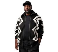 STHUGE Cardigan Design a Spina di Pesce, Fino alla tg. 7XL Nero 5XL 842198100-5XL