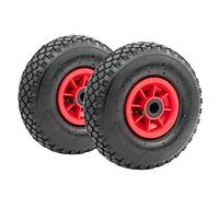 STI 2 x Ruote Pneumatiche per Carrello Porta Pacchi porta casse diametro 3.00-4 260x85