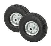 STI 2 x Ruote Pneumatiche per Carrello Porta Pacchi porta casse diametro 4.10/3.50-4 260x85