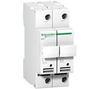 Base portafusibile Acti9 STI Schneider Electric 2P 10.3x38 500Vac - A9N15651