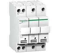 Portafusibile Schneider 3P+N 32A 10,3X38 3 moduli A9N15658