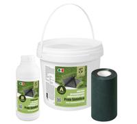 STI Banda di Giunzione + Colla Bicomponente per Prato Sintetico Banda 20cm x 10mt + 2,5kg Colla