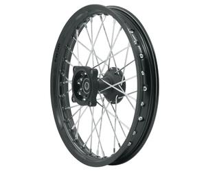 STI Cerchio Anteriore Acciaio e Alluminio 14" Canale 1,40" cuscinetto Ø12mm Colore Nero