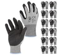 STI Guanti Anti Taglio antiscivolo palmo spalmato in nitrile touchscreen 11 XXL (Pacco da 12pz)