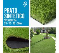 Prato sintetico erba tappeto manto giardino 20mm 30mm 40mm 50mm il migliore top