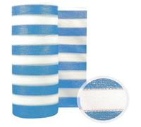 STI Rete Barrè Telo Bianco/Azzurro frangisole frangivista Piscina Mare H 100cm x50mt