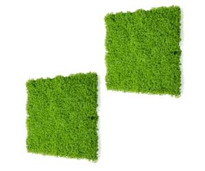 STI Siepe Pannello di Muschio artificiale 3D Verde Chiaro 100x50cm