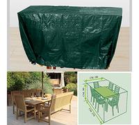 STI Telo Copritavolo Rettangolare Colore Verde NR13 270x180cm Altezza 90cm TagliaXL