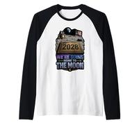 Stiamo tornando a casa sulla Luna 2028 Maglia con Maniche Raglan