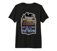 Stiamo tornando a casa sulla Luna 2028 Maglietta Premium