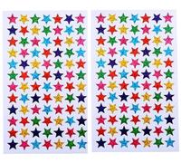 Stianiiie 2100Pcs Adesivi per Bambini - 7 Colori Laser Impermeabile Stella Adesivi, Tabella di Comportamento, Scuola Insegnante Bambini Sticker Ricompensa