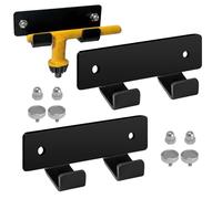 Stibtmr Portautensili per officina, supporto magnetico per attrezzi da parete | Mandrino trapano chiavi portaoggetti, per garage, armadio, cucina, parete, casa, giardino