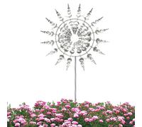 Stibtmr Scacciapensieri In Metallo Unico E Magico Metallo Mulino A Magico Scultura A All'aperto Cortile E Giardino Decorazione 31x93cm