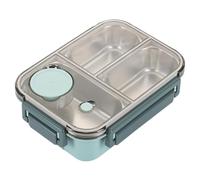 Stibzeup Box da Pranzo Portatile, capacità da 850 ml per Il Pranzo per Adulti, contenitori per Alimenti in Acciaio Inossidabile per, impilabili a perdite con Scomparti divisi per Bambini e Adulti por