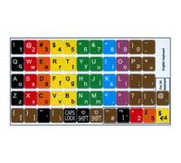 STICCHER PER IMPARARE L'INGLESE COLORATO (CASO INFERIORE E SUPERIORE) per computer da tavolo e NOTEBOOK