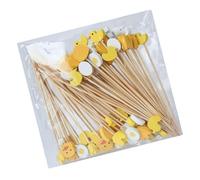 Sticchi di uova di Pasqua, raccolta di cocktail coniglietti, scelte di compleanno, 100 pezzi vibranti tema pasquale utilizzo versatile compatto e leggero per gli antipasti per gli antipasti.